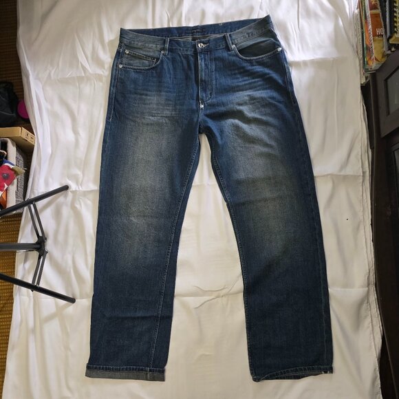 Sean John Men’s Medium Wash Straight Fit Jeans Size 38 - Picture 1 of 8